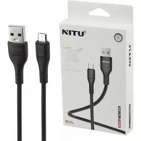 تصویر کابل میکرو یو اس بی فست شارژ Nitu NC128B 1.2m 