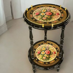 تصویر میز تلفن دو طبقه 