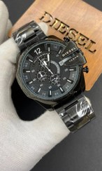 تصویر ساعت مچی عقربه ای مردانه دیزل شاخدار با 3موتورفعال DIESEL 10 BAR WATCH MEN کد WTCH1121W 