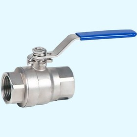 تصویر شیر توپی استیل دنده ای 