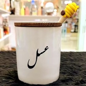 تصویر ظرف عسل فوق آنتیک سرامیکی 