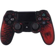 تصویر روکش دسته بازی PS4 طرح Spider Man کد 11 