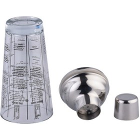 تصویر شیکر بار سرد شیشه‌ای ۴۰۰ میلی‌لیتر 