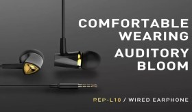 تصویر هندزفری سیمی با جک 3.5 میلی‌متری رسی Recci REP-L10 Wired Earphone 