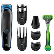 تصویر ماشین اصلاح براون مدل Braun MGK3040 Braun Multi grooming kit MGK3040 – 7-in-one face and body trimming kit