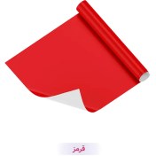 تصویر کاغذ کادو تک رنگ قرمز 