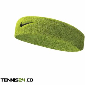 تصویر هدبند تنیس نایک Swoosh – سبز Nike Swoosh Tennis Headband-Green