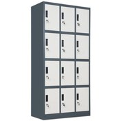 تصویر کمد فلزی ۱۲ درب 