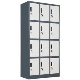 تصویر کمد فلزی ۱۲ درب 