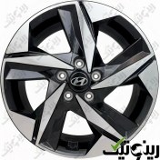 تصویر رینگ هیوندای النترا 17 اینچی رنگ رخ تراش مشکی 