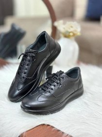 تصویر کفش چرمی مردانه تبریز اکو مدل روزمره پرتوی Shoes men patovy tabriz leathers