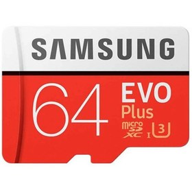 تصویر کارت حافظه سامسونگ microSDHC مدل EVO PLUS ظرفیت 64 گیگابایت 