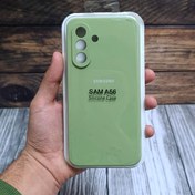 تصویر قاب سیلیکونی اورجینال مناسب برای گوشی A56 - سبز Silicone original case for Samsung galaxy A56