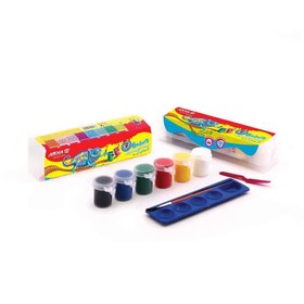 تصویر گواش 6رنگ پیوسته طلقی آریا *36عدد* 4009 - یک عدد 12 تایی (فروش عمده) 