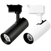 تصویر چراغ ریلی 30 وات بدنه مشکی و سفید - مشکی / نچرال 