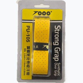 تصویر گریپ ضخیم راکت بدمینتون مدلBadminton Racket Grip PU-105 Z000 |زرد 