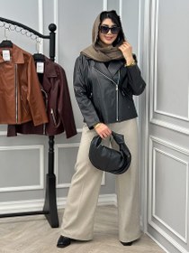 تصویر کت چرم ریتا کد ۱۰۰۴۶ 