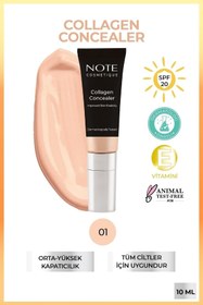 تصویر کانسیلر اورجینال برند Note cosmetics مدل Super Collagen Under Eye Concealer کد 795142303 