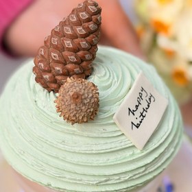 تصویر پک گل و کیک فنجونی 