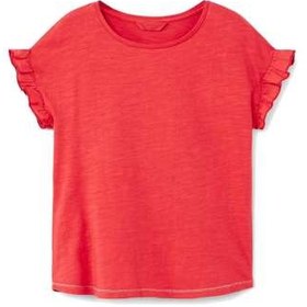 تصویر تی شرت نخی یقه گرد دخترانه - مانگو 