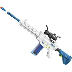 تصویر تفنگ تیر ابری شارژی Diy M416 98k Electric Automatic Blaster Toy ایتمkb115 