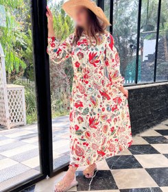 تصویر پیراهن ساحلی زنانه لاله 