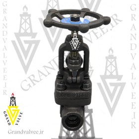 تصویر شیرفلکه سوزنی "1/2 1 اینچ کلاس 800 فولاد فورج جوشی GLOBE VALVE 1 1/2" #800 WCB A105 SW