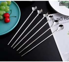 تصویر نی شربت استیل 