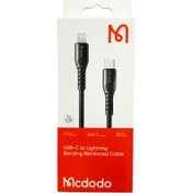 تصویر کابل شارژ سریع تایپ سی به لایتنینگ 36 وات مک دودو مدل CA-563 