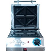 تصویر اسنک ساز صنعتی آرتا مدل تک خانه ۴ تایی بدنه استیل 