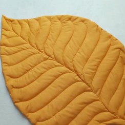 تصویر قالیچه برگ اتاق کودک linen leaf play mat
