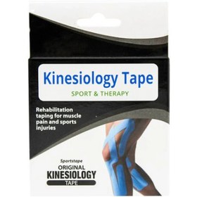 تصویر چسب عضله ورزشی کنزیوتیپ مدل نایت لند 