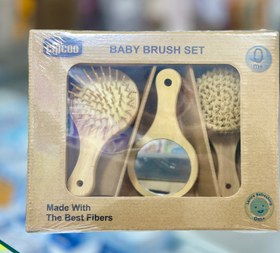 تصویر شانه برس چوبی چیکو chicco