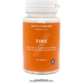 تصویر قرص زینک مای ویتامینز 90 عددی MYVITAMINS Zinc 90 Tablets