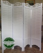 تصویر پاراوان پارتیشن طرح بافت جناقی کد 801 