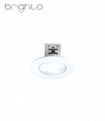 تصویر چراغ فنردار ضدآب مخصوص سقف استخر 3 وات 12 ولت 