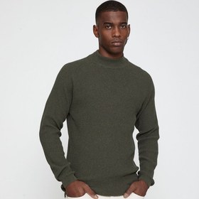 تصویر سویشرت ساده با یقه نیمه گردن برند Koton Basic Sweater Half Turtle Neck