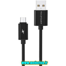 تصویر کابل تبدیل USB به microUSB راو پاور مدل RP-LC04 طول 3 متر 