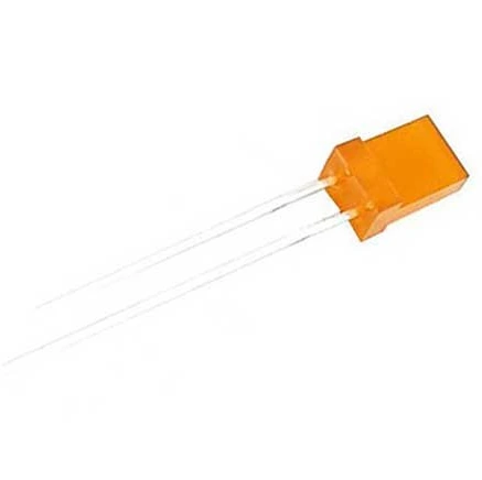 خرید و قیمت LED تخت لبه دار مات نارنجی 2x5 | ترب