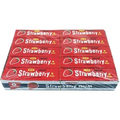 تصویر آدامس توت‌فرنگی اوریون بسته ۲۰ عددی Strawberry gum