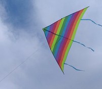 تصویر کایت رنگین کمان 80 سانتی متری 