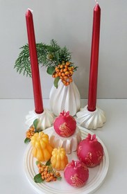 تصویر ست دکوری شمعهای پائیزی 