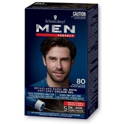 تصویر رنگ موی مردانه شوارتزکوف 80 Schwarzkoph MEN PERFECT Schwarzkoph MEN PERFECT 80
