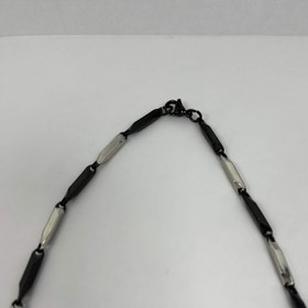 تصویر گردنبند استیل مردانه کد 21 Men's steel necklace; code 21