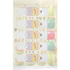 تصویر بسته 5 عددی کپسول گیفت کندی باکس نشانه حرف خـ 