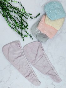 تصویر کلاه حمام پولیشی - یاسی 