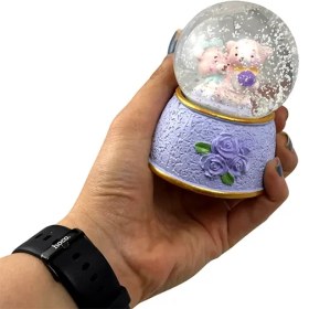 تصویر گوی عروسکی کوچک مدل برفی 