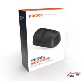 تصویر ماوس افقی پرودو مدل Porodo Wireless Horizontal Mouse DPI 2000 