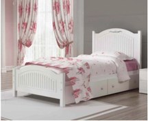 تصویر تخت خواب یک نفره مدل صبا عرض ۹۰ Saba