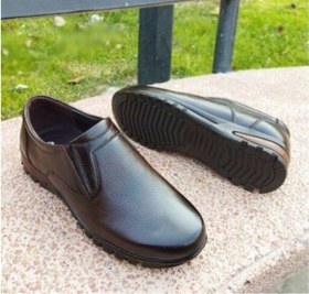 تصویر کفش چرم مردانه مدل یریش کد ۱۸۵۳ - ۴ 